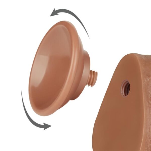 Dildo Sliding Skin 8.5 Marrón - Imagen 17