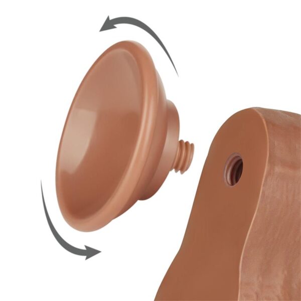 Dildo Sliding Skin 8.5 Marrón - Imagen 22