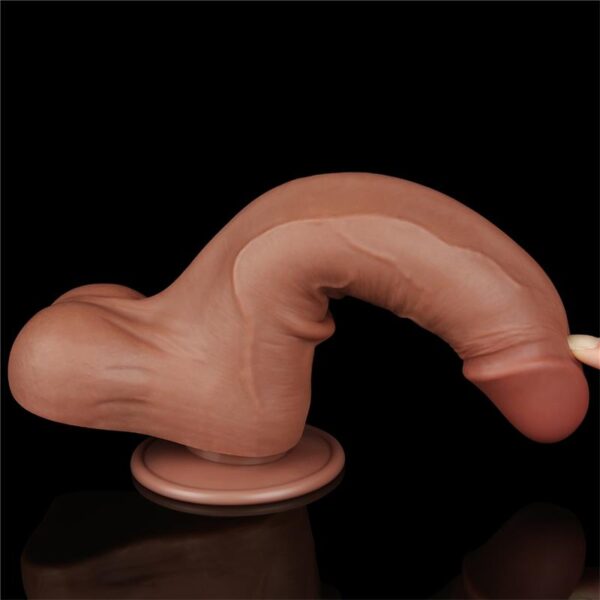 Dildo Sliding Skin 8.5 Marrón - Imagen 14