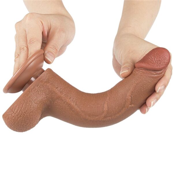 Dildo Sliding Skin 8.5 Marrón - Imagen 12