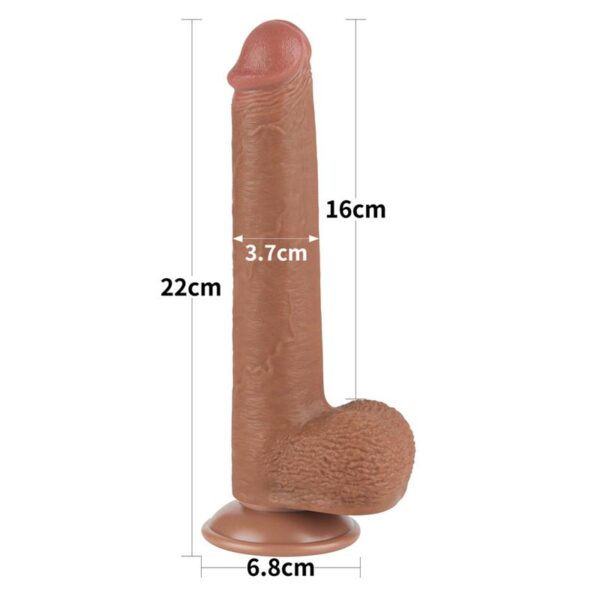 Dildo Sliding Skin 9 Marrón - Imagen 12