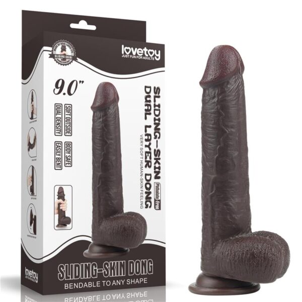Dildo Sliding 9 Negro - Imagen 20