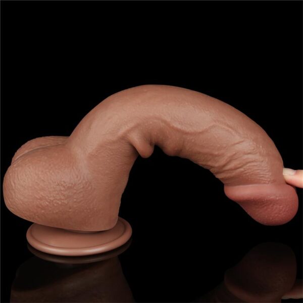 Dildo Sliding Skin 9.5 Marrón - Imagen 15