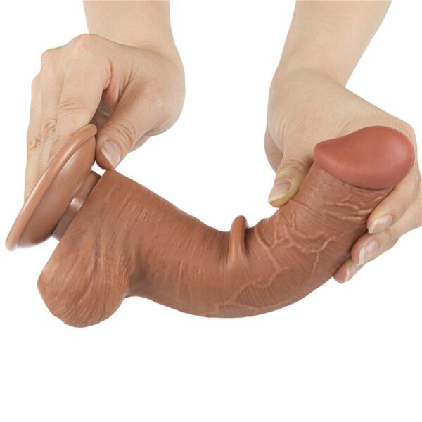 Dildo Sliding Skin 8 Marrón - Imagen 19