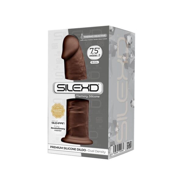 Dildo Dual Density Mod 2 - 7.5 Marrón