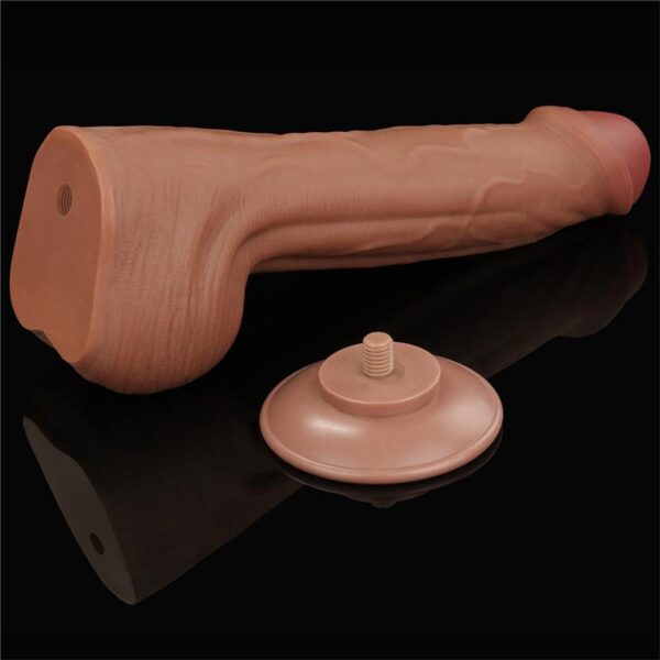 Dildo Dual Density Piel Desizante 11.5