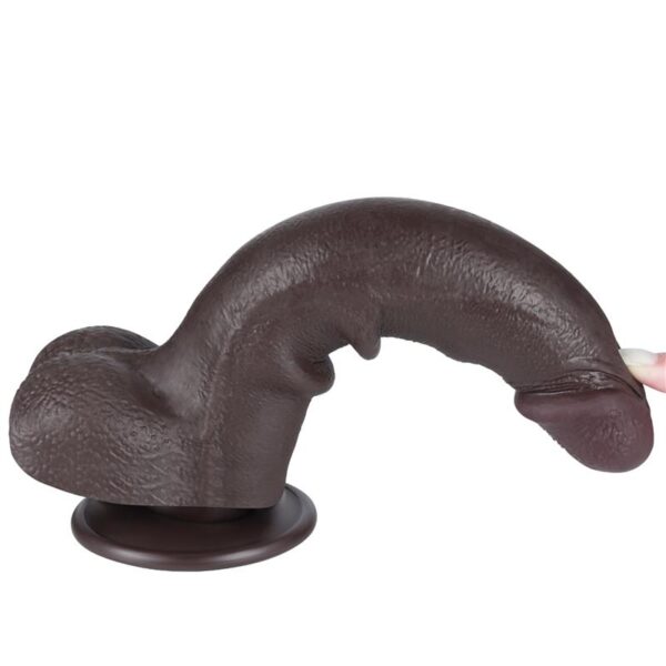 Dildo Dual Layer Piel Deslizante 8.5 - Imagen 14