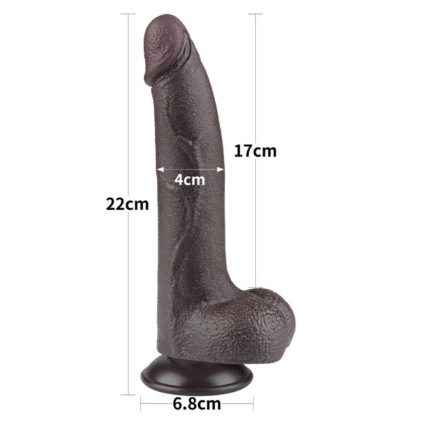 Dildo Dual Layer Piel Deslizante 8.5 - Imagen 18
