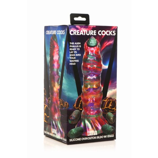 Dildo Ovipositor con 4 Huevos de Silicona 9 - Imagen 13