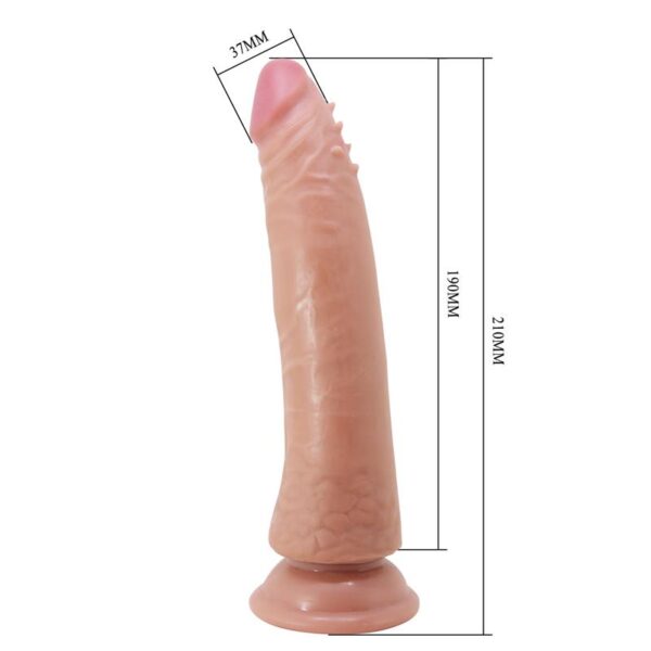 Dildo Piel Deslizante Kable 8.3 - 21 cm