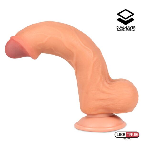 Dildo Realista Dual Layer Retractil 8.7