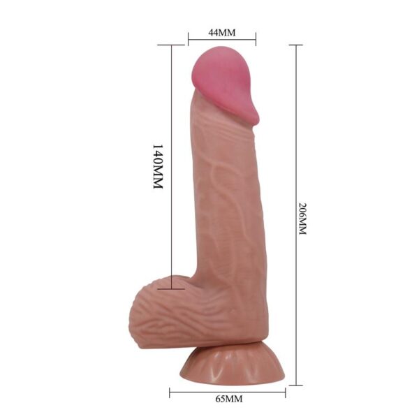 Dildo Realista Piel Deslizante 20.6 cm