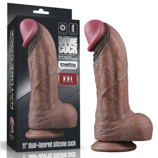 Dildo Silicona Dual Layered XXL 11