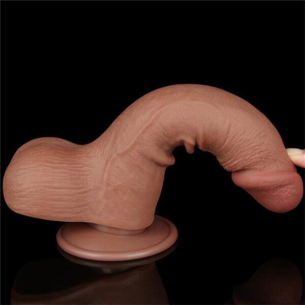 Dildo Sliding Skin 7.5 Marrón