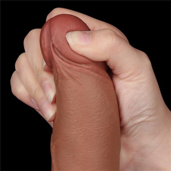 Dildo Sliding Skin 8.5 Marrón