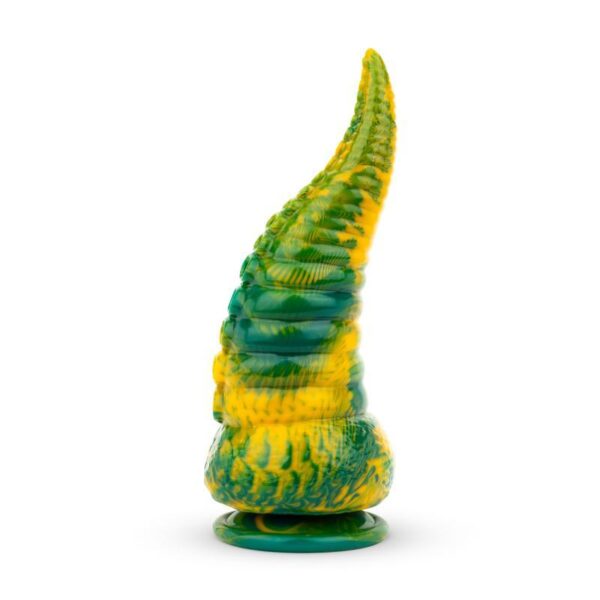 Dildo Tentacle Delight Verde y Amarillo 22.4 cm - 8.8