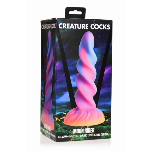 Dildo Unicornio Brilla en la Oscuridad - Imagen 4