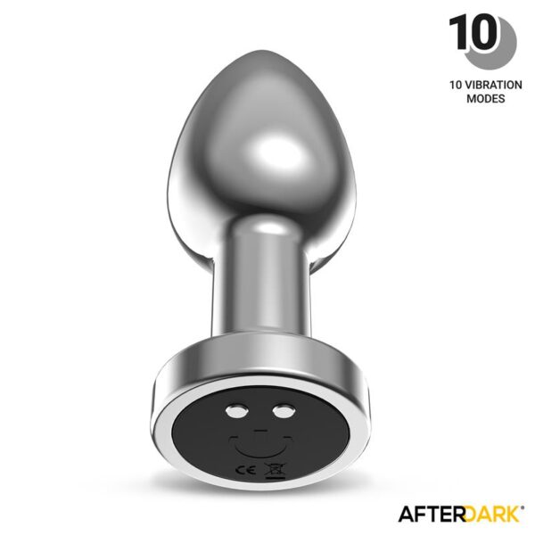 Dimpor Plug Anal Cromado con Vibración USB Magnético Talla L - Imagen 12