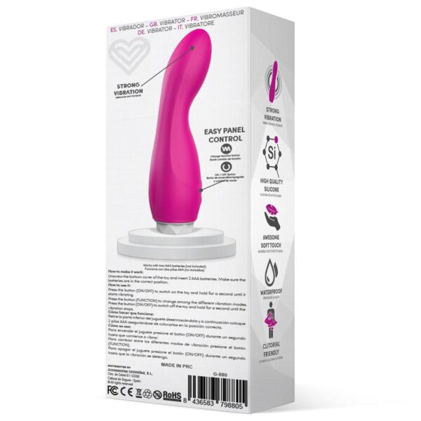 Douby Vibrador Silicona Rosa