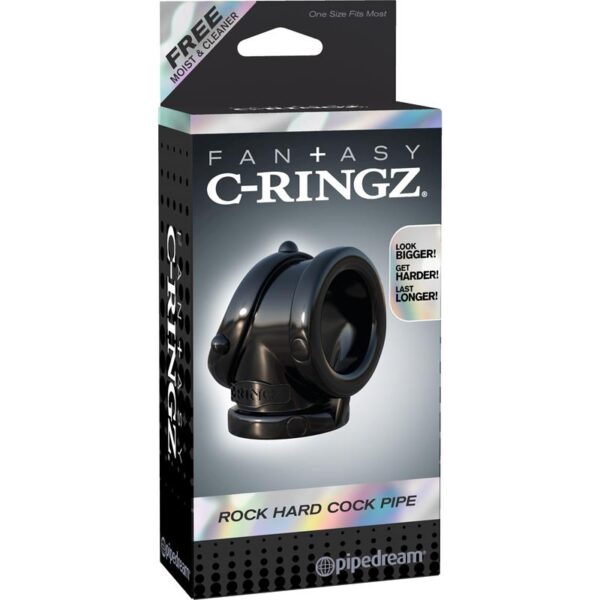 Fantasy C-Ringz Anillo Pesado Cock Pipe Negro