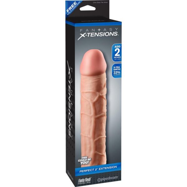 Fantasy X-tensions Perfect 5,1 cm Extensión de Pene - Color Natural