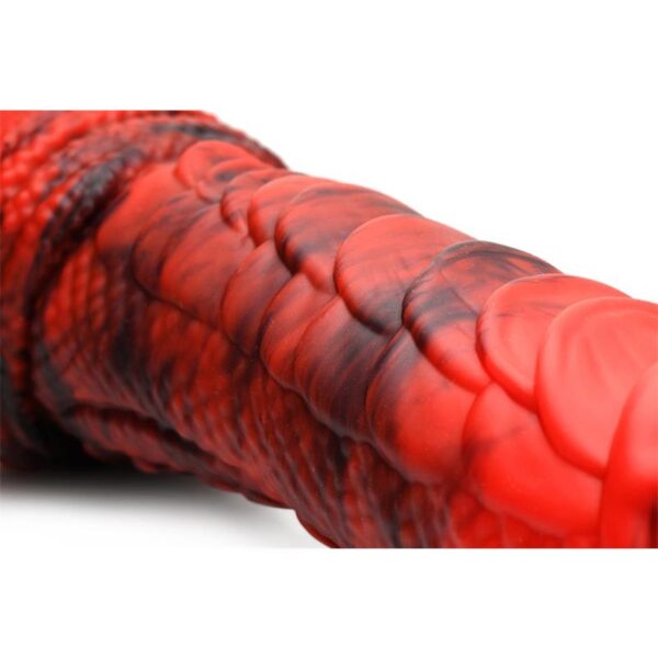 Fire Dragon Red Scaly Dildo Dragón - Imagen 6