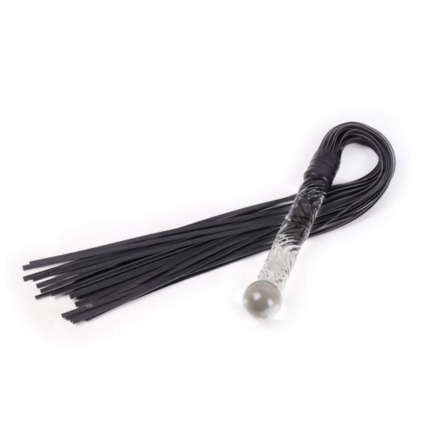Flogger con Mango de Cristal 70 cm - Imagen 3