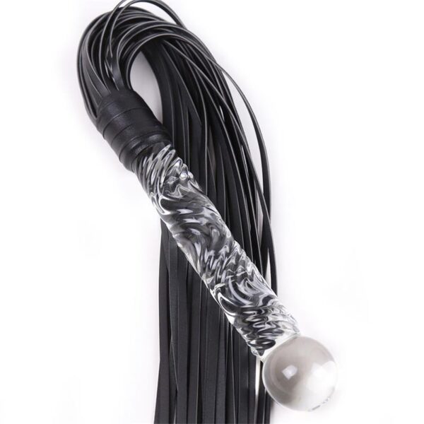 Flogger con Mango de Cristal 70 cm - Imagen 6