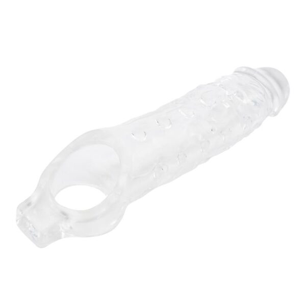 Funda para el Pene con Sujeción para Testículos Mighty Transparente