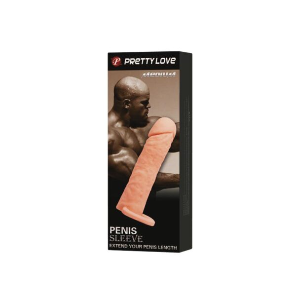 Funda para el Pene Realista Medium Color Natural - Imagen 4