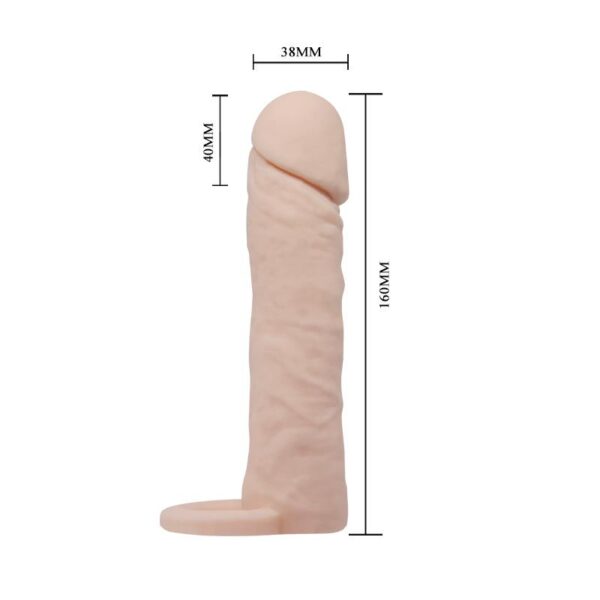 Funda para el Pene Realista Medium Color Natural - Imagen 6