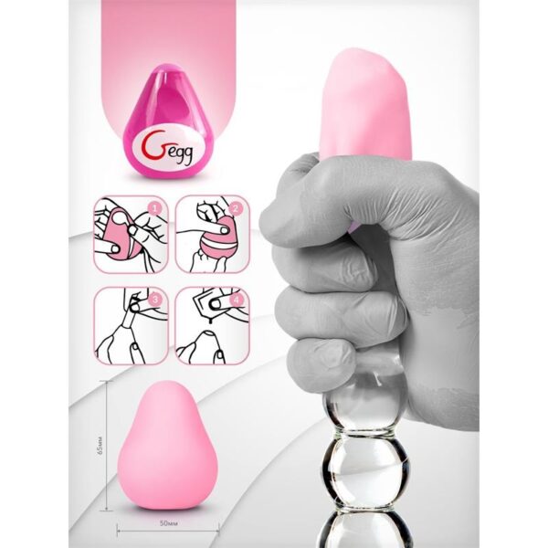 GEgg Huevo Masturbador Rosa - Imagen 3