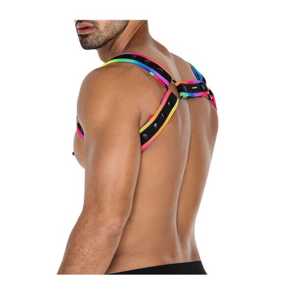 H4RNESS05 Arnés de Pecho Neon MultiColor Talla Única - Imagen 3