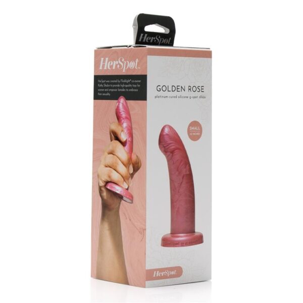 Herspot Dildo Golden Rose Talla Pequeña