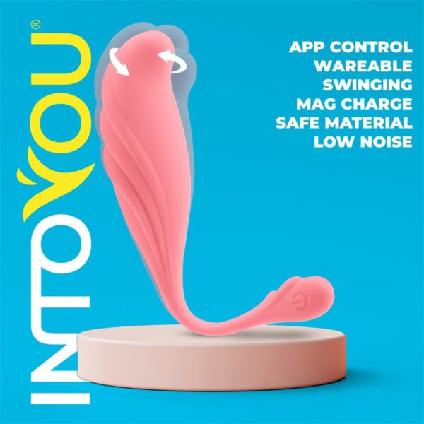 Huevo Vibrador con Movimiento Waving con APP USB