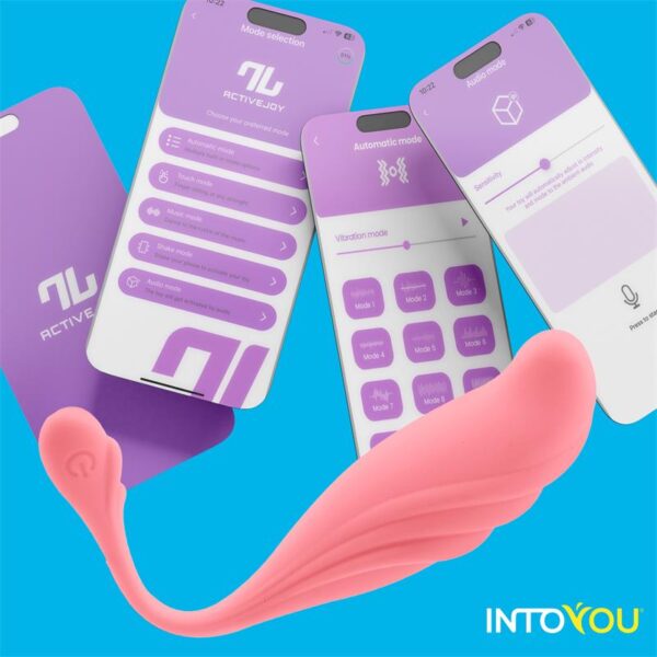 Huevo Vibrador con Movimiento Waving con APP USB