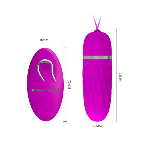 Huevo Vibrador Dawn Color Púrpura - Imagen 5