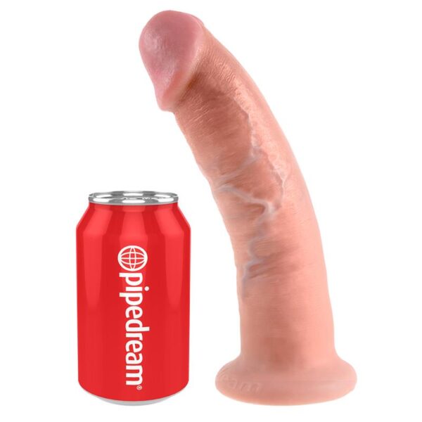 King Cock Pene de 22,56 cm - Color Natural - Imagen 5