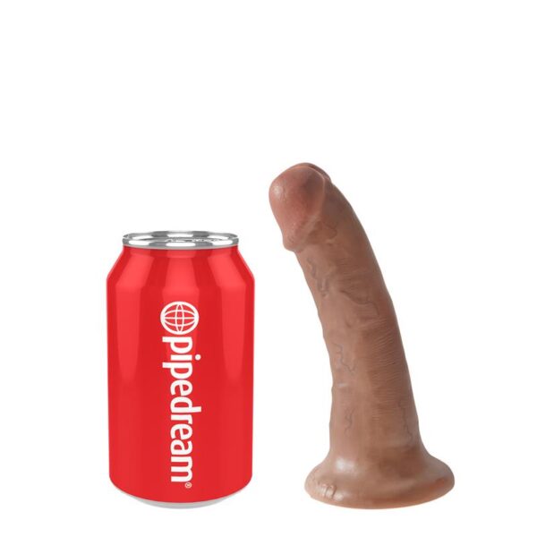 King Cock Pene de 6 - Bronceado - Imagen 3