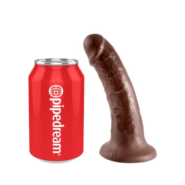 King Cock Pene de 6 - Color Marrón - Imagen 4