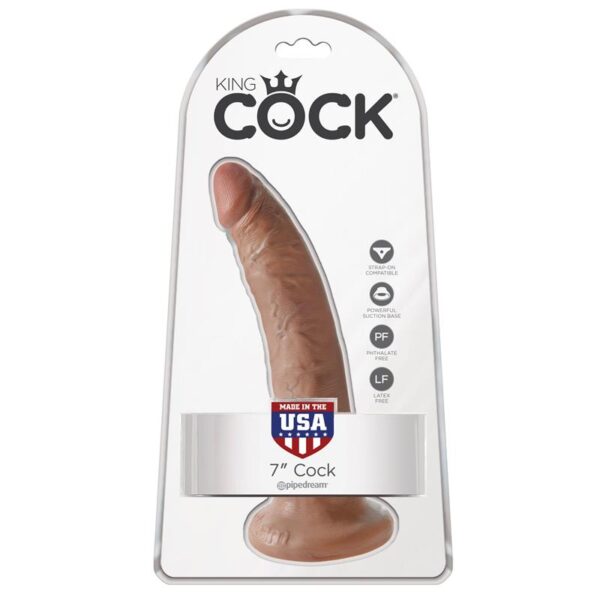 King Cock Pene de 7 - Bronceado