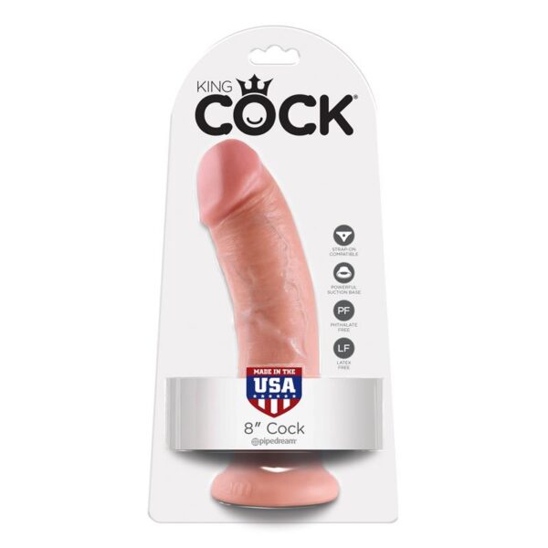 King Cock Pene de 8 - Color Natural - Imagen 3