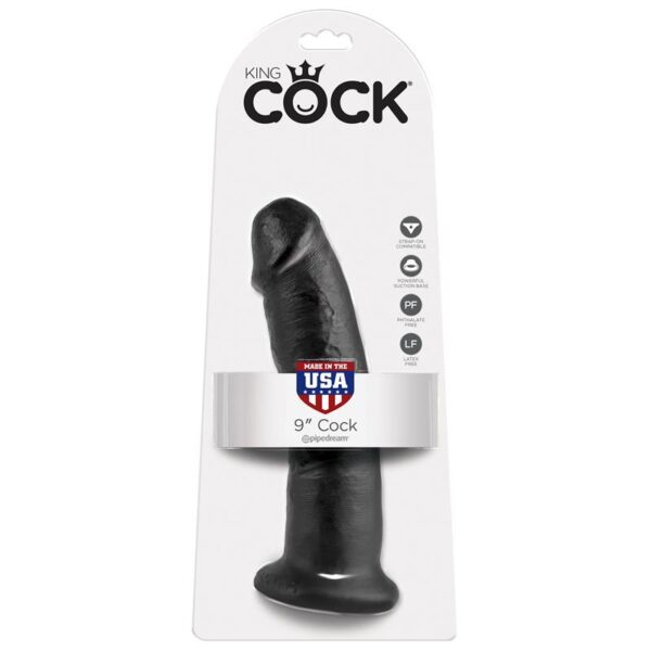 King Cock Pene de 9 - Color Negro