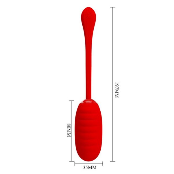 Kirk Huevo Vibrador Rojo