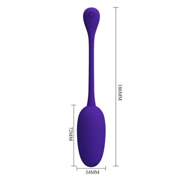 Knucker Huevo Vibrador Púrpura