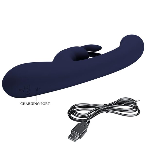 Lamar Vibrador Punto-G Azul Oscuro