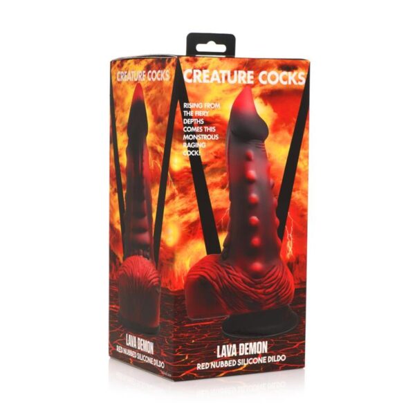 Lava Demon Thick Nubbed Dildo Demonio - Imagen 5