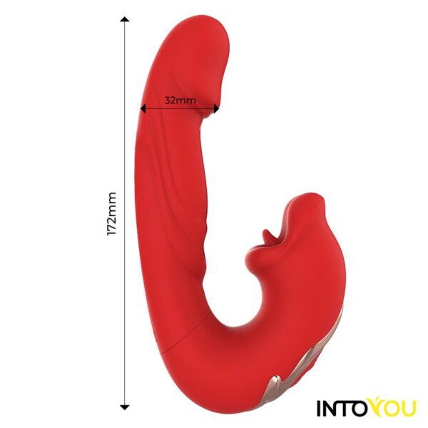 Mouty Vibrador con Función de Mordisqueo y Flipping con App