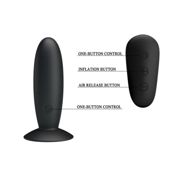 Mr. Play Plug Anal con Vibración y Control Remoto USB