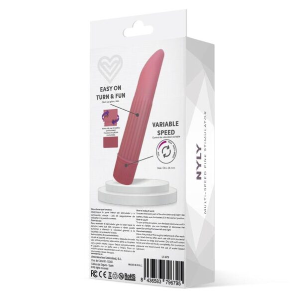 Nyly Estimulador Multi-Velocidad Rosa